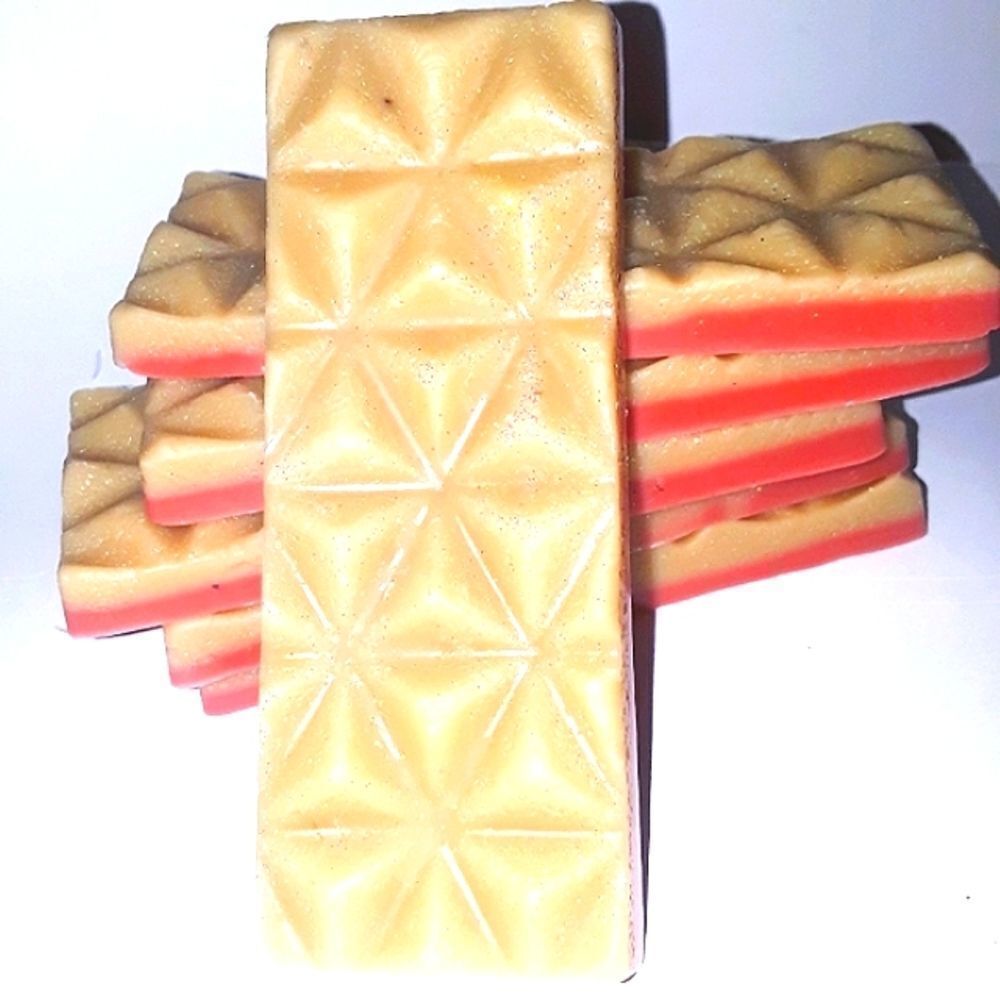 Hand CraftCaramel apple waxmelt glitter bar 1pc